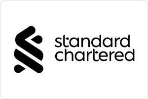 Standard Charter logo on a white background