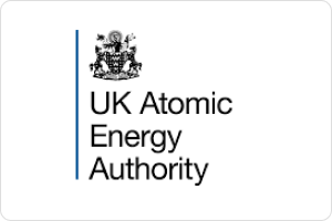 UK Atomic Energy logo on a white background