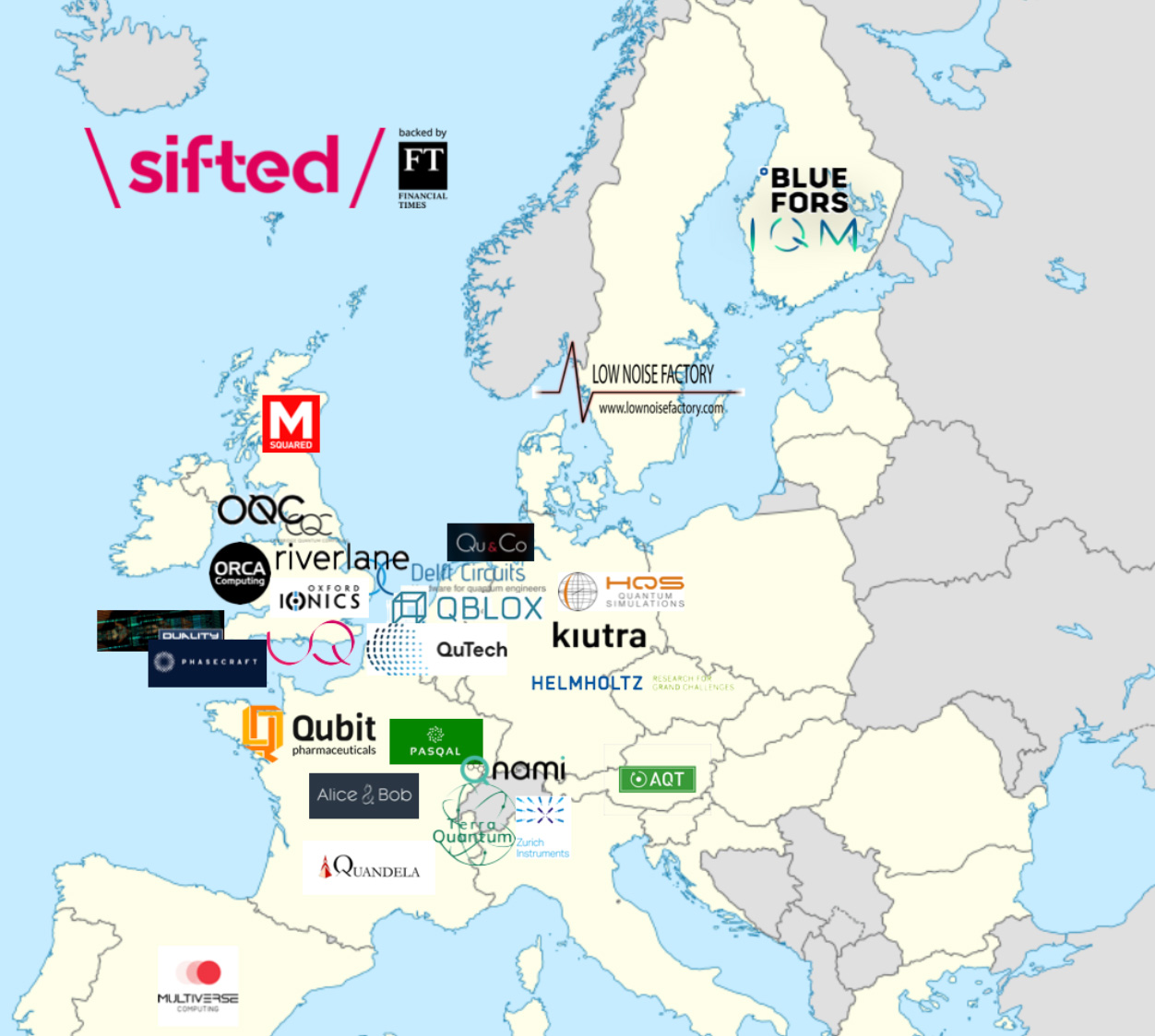 Map of sifted logo