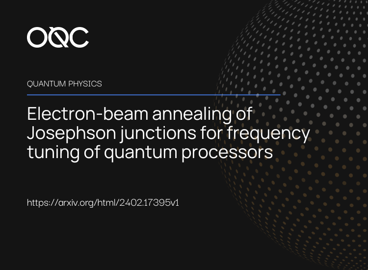 Electron-beam annealing of Josephson junctions for frequency tuning of quantum processors